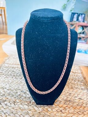 Rose Gold Rope Chain Necklace - by Youngevity